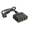 thumbnail image 1 of Gigabit Ethernet Splitter 1 To 4 High Speed 1000Mbps RJ45  1 To 4 Gigabit Splitter 4 Device Simultaneous  For Cat5 5e 6 7 8, 1 of 8