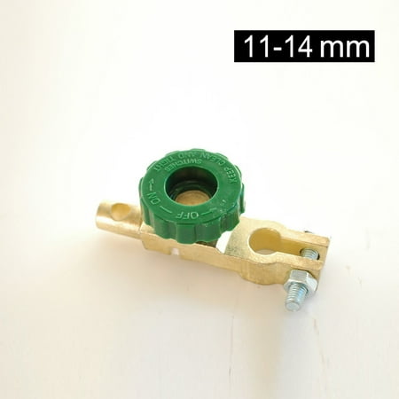 Guitar Kill Switch - 11-13mm Diameter Auto Car Truck Boat Battery Disconnect Switch - Small Knob Top Mount Cut-off Master Kill for Nissan Toyota Honda Mazada Suzuki Mitsubishi Japanese Car to Protect Power Draining Out