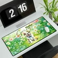 thumbnail image 3 of Bulldog Hello Spring Time Flower Floral Nature Desk Mat Full Keyboard Mouse Pad Dog Lover Gifts Idea Large Mousepad - 02031, 3 of 5