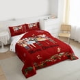 thumbnail image 3 of Feelyou Nutcracker Royal Guarder Bedding Comforter Set, Merry Christmas Twin Comforter Sets, Teen Kid Child Reversible Bedding Set, Ultra Soft Home Decor, 2-Piece, 3 of 8