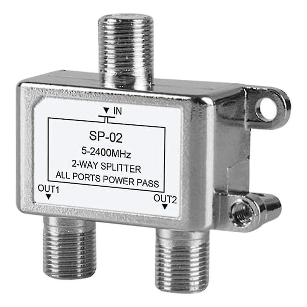 Divisor de cable coaxial para uso con sistema de antena de 5-2400 mhz
