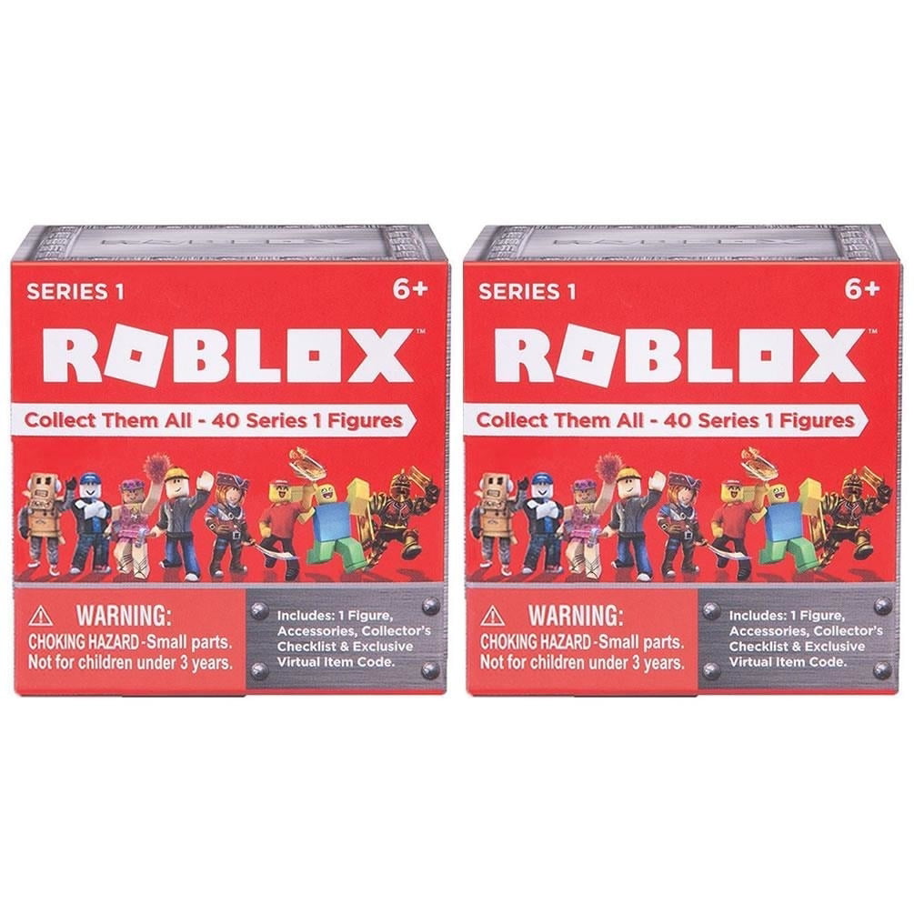Roblox Blind Mystery Box 2pk Series 1 Action Figures Case Collectible Virtual Jazwares Walmart Com Walmart Com - roblox mystery figures series 1 products mystery box
