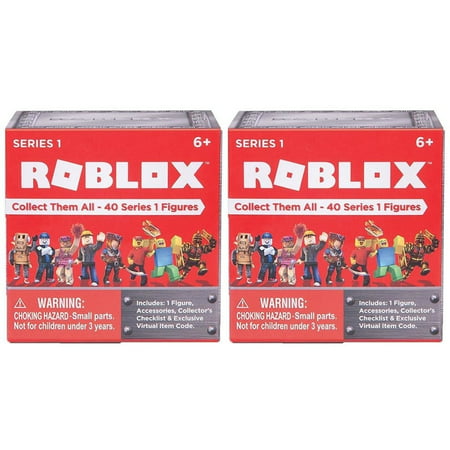 Roblox Blind Mystery Box 2pk Series 1 Action Figures Case Collectible Virtual Jazwares - 