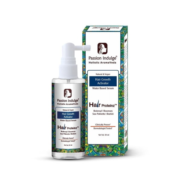 Passion Indulge Advanced Hair Growth Serum| Redensyl+Rosemary, Saw Palmetto & Brahmi Extract | Hair Fall & Hair Growth serum for Men & Women- 50ML
