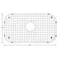 thumbnail image 3 of Karran GR-3012 Stainless Steel Bottom Grid 18-3/4" x 13-1/2" fits on sink SKU PU27, PU57 and PT30, 3 of 3