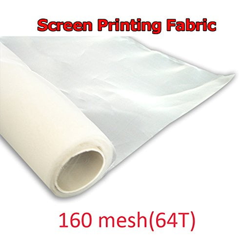 INTBUYING 1 Yard Silk Screen Mesh Silk Screen Printing Fabric Mesh 50