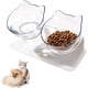 thumbnail image 1 of Cuencos para mascotas para gatos, cuencos para gatos para comida, agua, Base antideslizante creativa, cuencos para comida, juego de cuencos para gatos y cachorros, 1 of 5