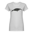 thumbnail image 1 of Wild Whale With Ethnic Patterns Shaped T-Shirt Women -Image by Shutterstock, Female Small, 1 of 2