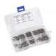 thumbnail image 2 of Tornillos M2, paquete de 180 piezas 304 de acero inoxidable 6 tipos de tornillos de cabeza hexagonal de cabeza hueca M2 Kit Kit negro con caja Eotvia No, 2 of 7