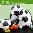 thumbnail image 5 of 24 Pcs Drawstring Backpack,Soccer Drawstring Bags,Small Sport Drawstring Bags Gift Bags,Soccer Goodie Bags,Soccer Party Favors Cinch Bags, 5 of 7