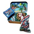 thumbnail image 4 of HUASHENG Tin Box Kit Antique Sewing Kits Yarns Needle Sewing Halloween Theme Embroidery Kit With Pattern Craft Art For Embroidery Enthusiast, 4 of 5