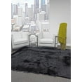 thumbnail image 4 of Beringer Plush 2.5in Faux Fur Rug, Jet Black, 5ft x 7ft Area Rug, 4 of 4