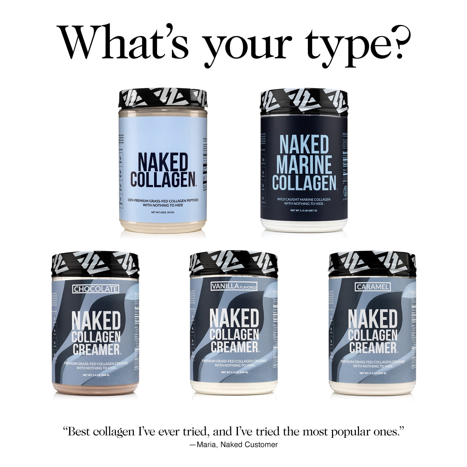 Naked Collagen - Collagen Peptides Protein Powder, 60 Servings Pasture-Raised, Grass-Fed Hydrolyzed Collagen Supplement | Paleo Friendly, Non-GMO, Keto, Gluten Free | Unflavored 20Oz