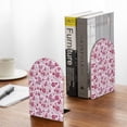 thumbnail image 5 of Picia Flower Butterfly Pattern Wood Bookends for Shelves,Non-slip Bookends, Heavy Duty Wooden Bookend Support,1 Pair, 5 of 8