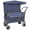Blue-49x26x58"(DxWxH), variant on NIGSQJB 300L Push-Pull Folding Beach Cart w/Rotating Handle & Canopy, 7"All-Terrain Wheels & Brakes, 480lbs Capacity Heavy-Duty Utility Wagon Camping Cart for Transport, Grocery, Garden, Purple