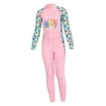 thumbnail image 4 of Traje de baño para niños, traje de baño con cremallera, manga rga, trajes completos, traje de buceo, traje húmedo para deportes acuáticos, kayak, su Rosa XL DYNWAVEMX traje de neopreno para niños, 4 of 6
