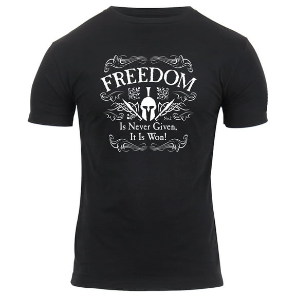 Rothco Athletic Fit Freedom T-Shirt Black 1187 1188