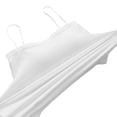 thumbnail image 4 of SHTXOZHI Cami Tank Tops for Women Stretch Straight Neckline Tops Solid Color Layering Basic Tanks with Built in Bra, 4 of 6