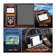 OBD2 Automotive Scanner Obd Code Reader ABS Airbag SRS Crash Data Reset Auto Car Diagnostic Scanner Tools ,Sturdy and Compact