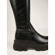 thumbnail image 2 of Faux Leather Thigh High Lug Sole Heel Boots, 2 of 4