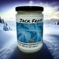 thumbnail image 2 of Jack Frost Vegan Coconut Soy 12 oz/ 355 ml Candle Hand-poured, Eco-friendly, Clean Burning, Christmas Bakery Food Drink Wood Wick, 2 of 5