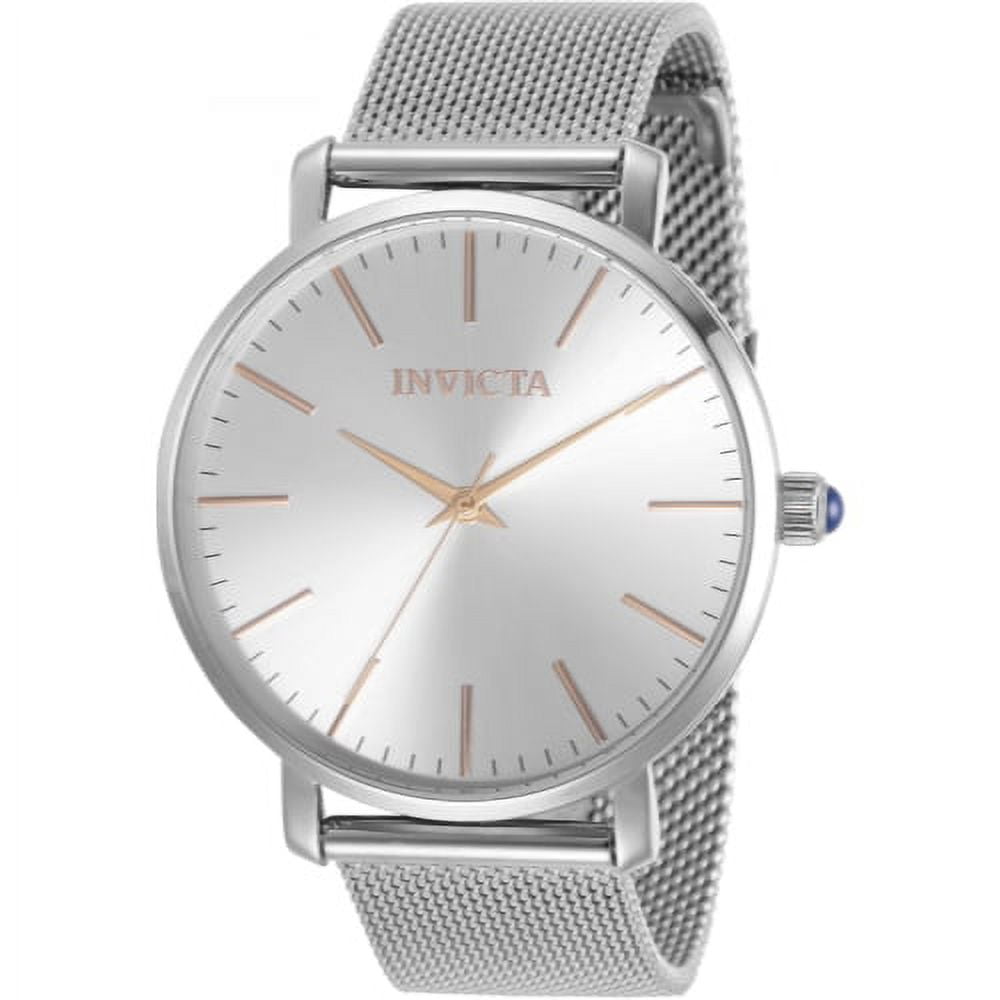 Invicta Women's 31068 Angel Quartz 3 Hand Silver Dial Watch