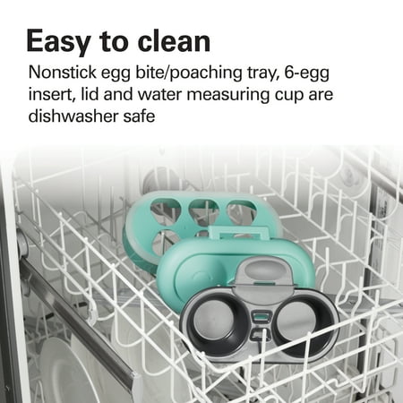 Hamilton Beach - Egg Bites Maker with Hard-Boiled Eggs Insert - Green