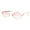 Gold (Pink), variant on Diamond Shape Sunglasses Lightweight Half Metal Frame Designer UV400 Gold, Black