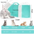 thumbnail image 2 of Cat Bathing Bag, Adjustable Breathable Cat Grooming Mesh Bag, Anti-bite & Anti-Scratch Cat Bath Washing Restraint Bag, For Showering and Trimming Nails(1Pc, Blue), 2 of 8