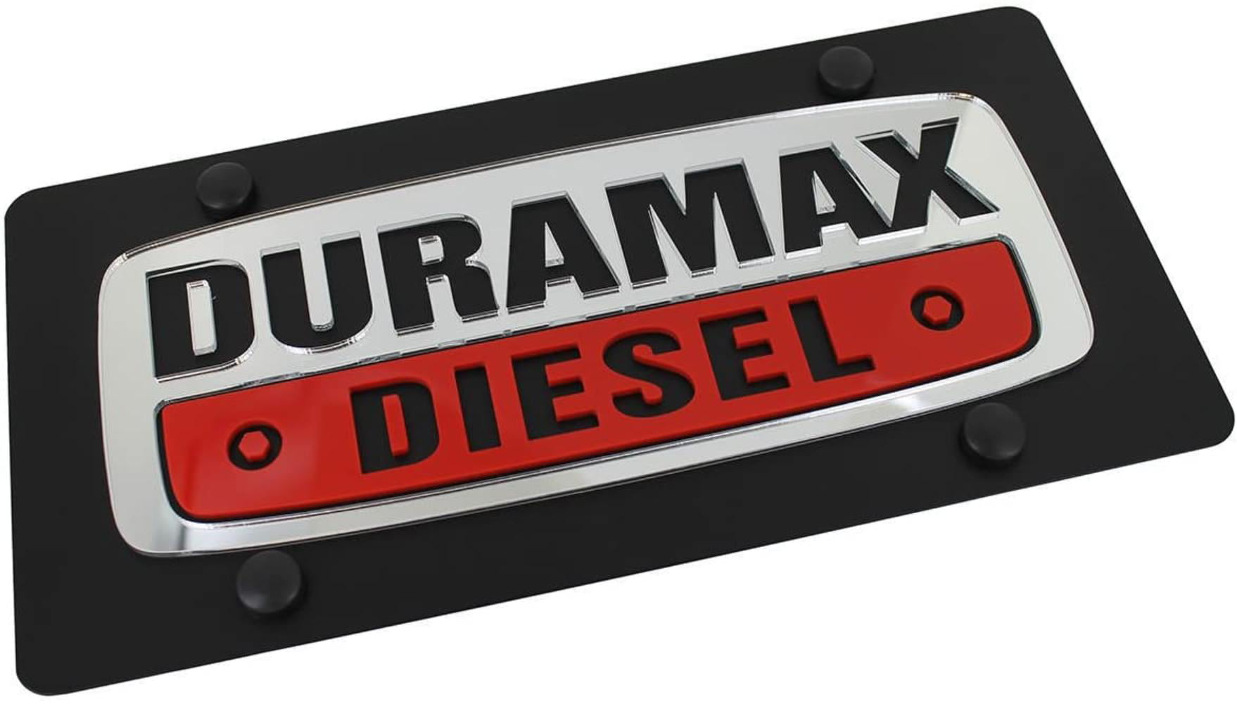 Celebrity Machines DIRTYMAX Duramax Diesel Metal Stamped License Plate 