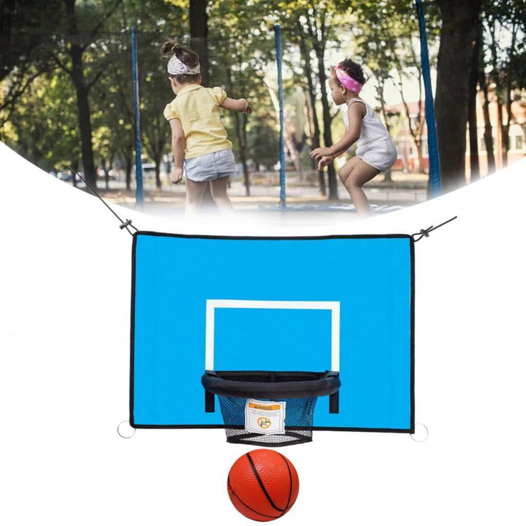 DimyFew Basketball Hoop Tether for Trampolines Universal Baseboard Adjustable Connecting Blue 69cmx48cm