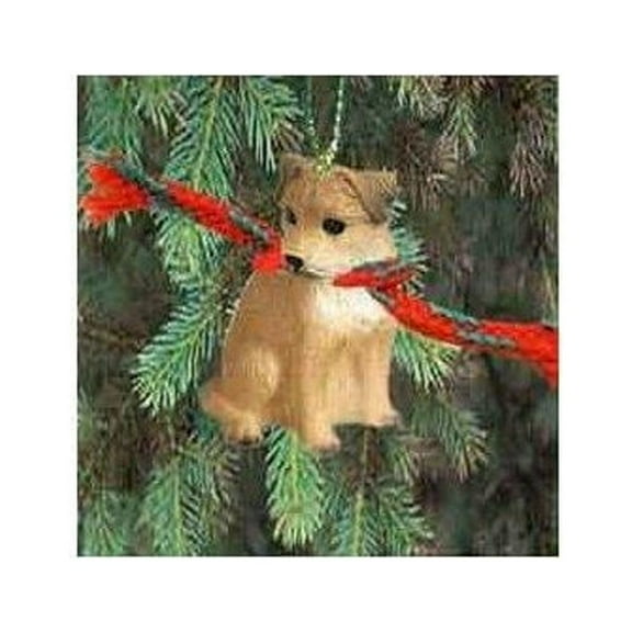 1 X Border Terrier Miniature Dog Ornament