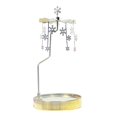 thumbnail image 1 of Candelabro giratorio para comedor, cena, sala de estar Copo de nieve dorado BLESIY Portavelas giratorio, 1 of 8