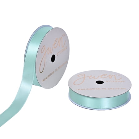 Gwen Studios 5/8" Mint Green Satin Ribbon - Premium Crafting Supplies