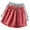 Red, variant on Lenpel Women's Sweat Shorts 2 Pc Casual Elastic Waist Drawstring Comfy Lounge Shorts Athletic Workout Shorts with Pockets