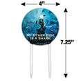 thumbnail image 2 of Acrylic Aquaman Movie My Other Ride is a Shark Cake Topper Party Decoration for Wedding Anniversary Birthday Graduation, 2 of 7
