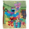 thumbnail image 2 of Sesame Street Furry Friends Forever Elmo Abby Cookie Monster Presents Kids Silky Touch Blanket, 50'x60', 2 of 6