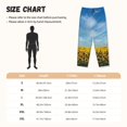thumbnail image 3 of Balery Blooming Sunflower Field Pantalones de pijama para mujer, pijamas ultraligeros, pantalones de estar por casa-X-Large, 3 of 6