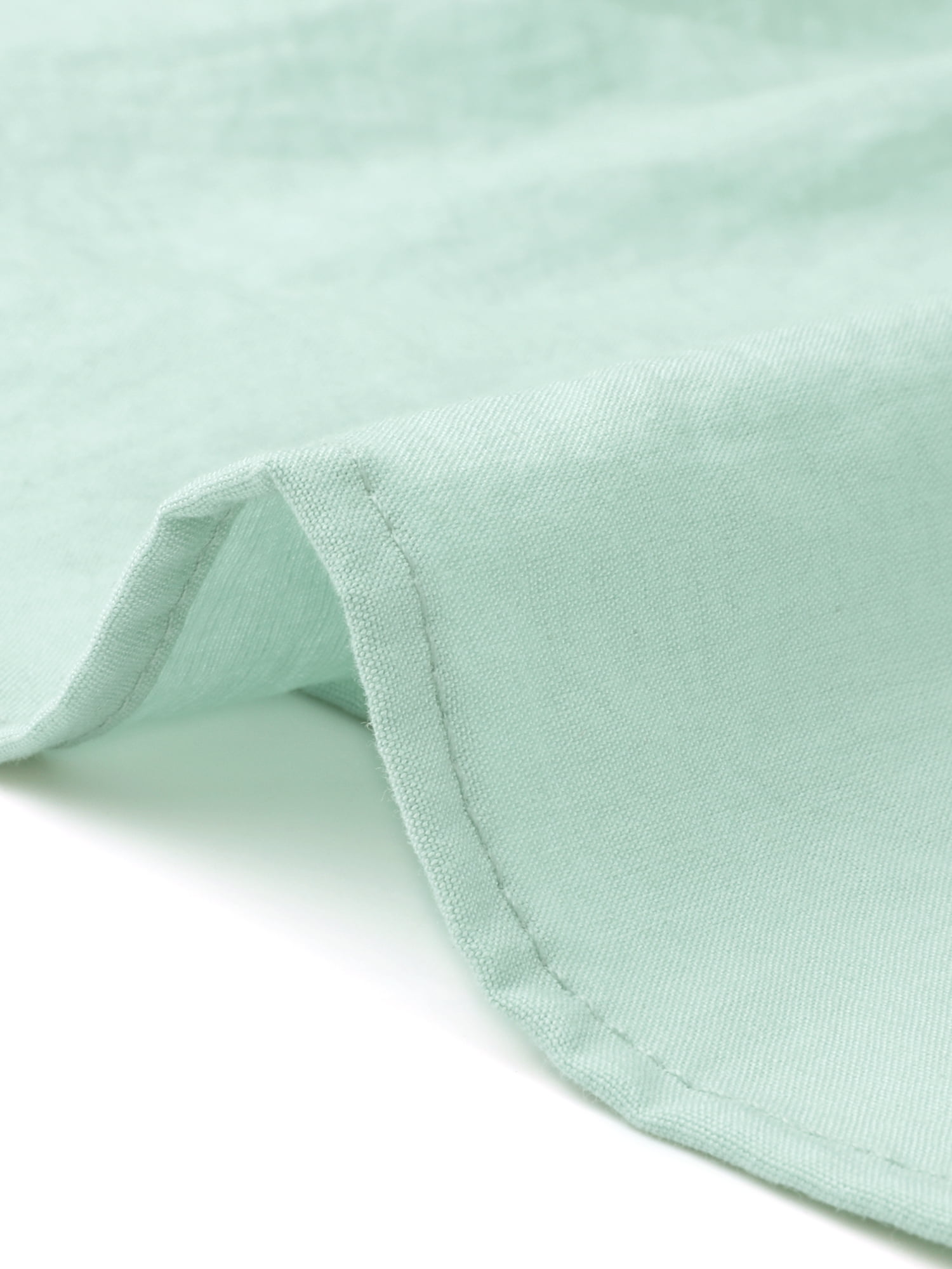 DARING DIVA Women's Eyelet 3/4 Sleeve V Neck Peplum Tops Pleated Shirts L Mint Green