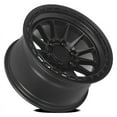 thumbnail image 3 of Lock OffRoad For Baja 17x9 6x139.7 -12et 106.2 Matte Black w/ Matte Black Ring Wheel, 3 of 5