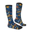 thumbnail image 3 of Balery Funny Steam Train Printed Novelty Socks Men's Women's Crew Socks Sports Socks Knee High Socks Cotton Socks Quirky and Cool Socks, 3 of 9