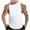 White, variant on lmcalzta Mens Hooded Tank Tops Quick Drying Lightweight Sleeveless Shirts Athletic Running Workout Loose Fitting Tank Tops