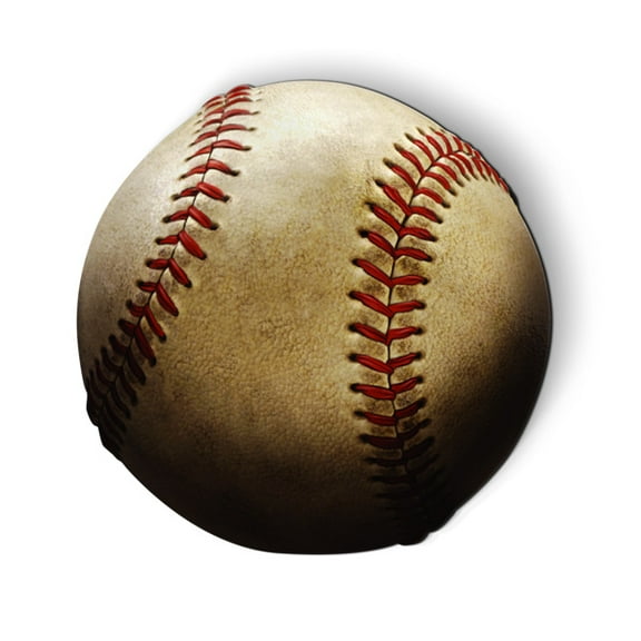 Baseball Ball Realistic - 5.5" Magnet for Car Locker Refrigerator