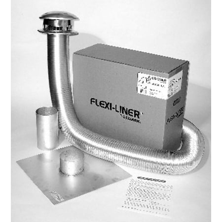 

Selkirk Corporation 1750015 5 Inch X 15 Selkirk Gas Relining Flexi-liner Kit Aluminum