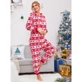 thumbnail image 4 of Txlixc Camisón de Navidad femenino con capucha y cremallera de manga larga Txlixc moda, 4 of 8