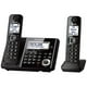 Panasonic Téléphone et Répondeur Sans Fil Grand Public KX-TGF342B avec 2 Combinés – image 1 sur 5