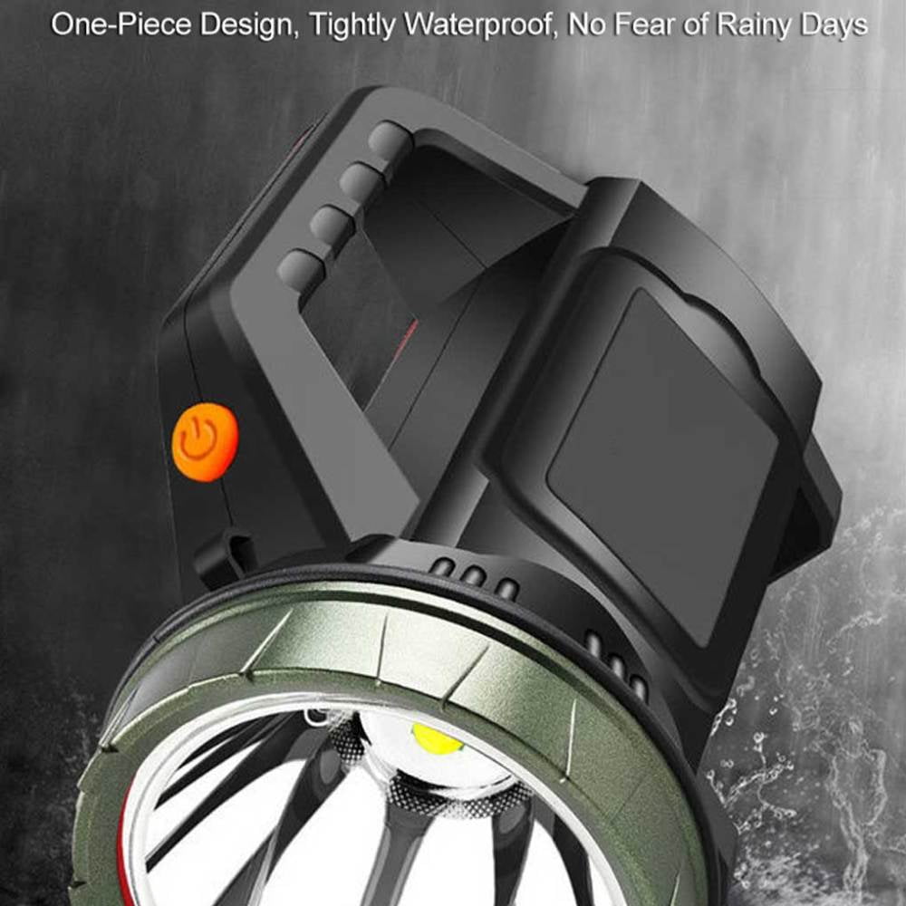 Strong Light Rechargeable Handheld Lamp Outdoor LED High-Power Flashlight for Mountaineering and Camping