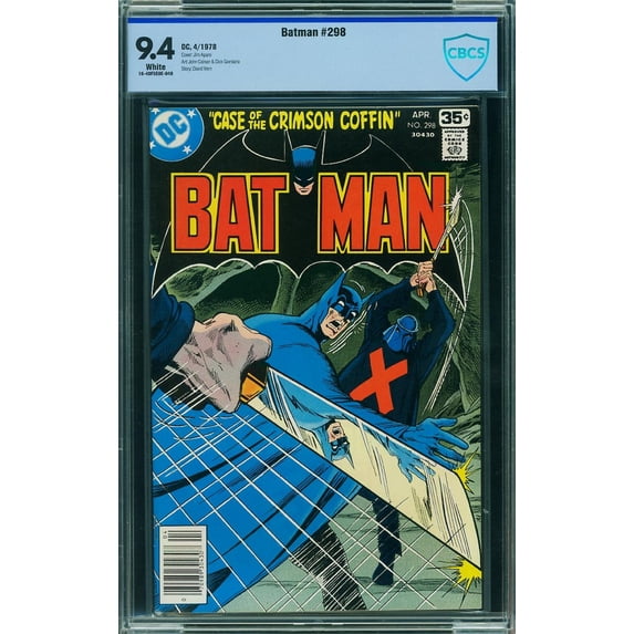 Batman #298 - CBCS 9.4 Comic Book