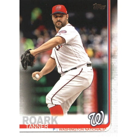 2019 Topps #301 Tanner Roark Washington Nationals Baseball Card -