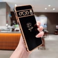 thumbnail image 5 of Compatible with Google Pixel 8 Pro Case Cute Rose Flower Phone Case for Women Luxury Plating Full Camera Lens Cover Shockproof Protect Soft Bumper Funda Pixel 8 Pro Case 6.7" (Black), 5 of 10